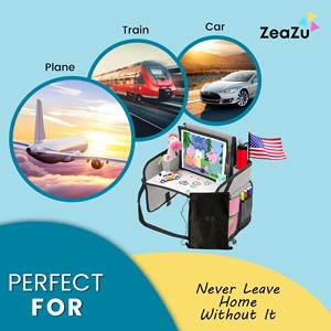 Muestra gratis Bandeja de viaje para niños Bandeja para asiento de coche para niños pequeños Mesa de coche para niños con malla Asiento de coche para niños Bandeja de actividad lateral Tablero de dibujo - Product Image 4