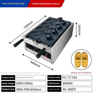 Macchina Portatile Professionale per Waffle con Stampi a Crocchetta, Riscaldamento a Gas ed Elettrico, Ideale per la Produzione di Waffle all'Uovo da Bancarella - Product Image 3