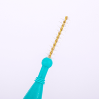 Soins quotidiens Meilleures ventes Soins dentaires Brosses interdentaires avec capuchons Pinceau pliable en acier inoxydable Pics interdentaires