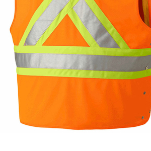 Comfortable Modern Design Breathable Polyester <b>Material</b> Logo Safety Vest New Style Adult Workwear Safety Vest - Product Image 6