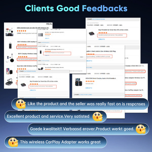 Fugallwin 2 in 1สมาร์ทมินิเพลงแอปเปิ้ลแอนดรอยด์ออโต้บลูทูธอุปกรณ์เล่นรถอะแดปเตอร์ CarPlay ไร้สาย - Product Image 3