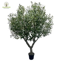 Fabrikpreis Maßgefertigter Künstlicher Olivenbaum Bonsai 1-10 Meter für Innenräume, Kunstpflanze Olivenbaum für Heim, Restaurants, Hotel Dekoration