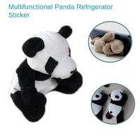 Dessin animé en peluche mignon Lion poupée créative maison singe magnétique réfrigérateur autocollant fille cadeau avec Type d'ours