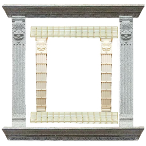 แม่พิมพ์พลาสติกสำหรับกรอบหน้าต่างแม่พิมพ์ซีเมนต์กรอบสี่เหลี่ยมติดตั้งง่ายและรวดเร็วสถาปัตยกรรมยุโรป - Product Image 1