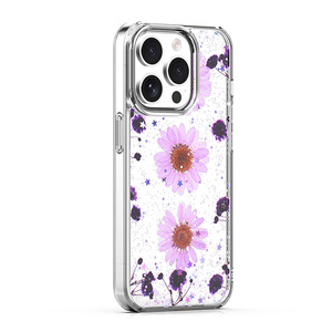Fundas para celular Xiaomi <span class=keywords><strong>Redmi</strong></span> Note 13 Pro Plus 5G con diseño de flores reales en epoxi, para mujer, bonitas y elegantes. - Product Image 5