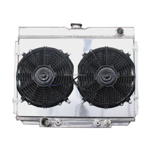 Radiateur entièrement en aluminium avec cache-ventilateur pour <span class=keywords><strong>Ford</strong></span> Mustang / Mercury <span class=keywords><strong>Cougar</strong></span> V8 1967-1970 - Product Image 4