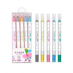 ปากกามาร์คเกอร์สีสดใส ล้างออกได้ ปลอดสารพิษ แบบจุด สำหรับเด็ก ระบายสีน้ำ วาดภาพ - Product Image 3