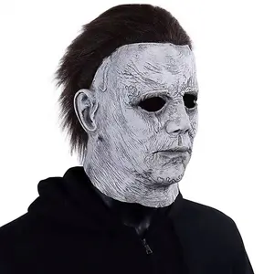 Halloween Michael Myers Killer Mask Cosplay Horror Bloody Latex Masks Helmet Carnival Masquerade Party Costume Props
