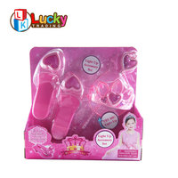Lucky Toys Offre Spéciale jeu de rôle ensemble 3 4 5 6 ans fille chaussure habiller jouets chaussures en plastique avec lumière