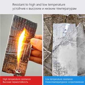 Membrana Impermeabilizante para Sellado de Goteras en Techos, Masilla Autoadhesiva de Lámina de Aluminio, Caucho Butílico, <span class=keywords><strong>Cinta</strong></span> <span class=keywords><strong>Selladora</strong></span> Blanca para Techos de Autocaravanas - Product Image 4