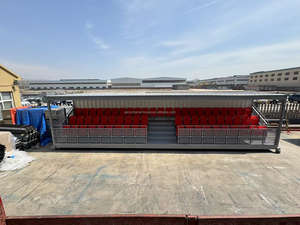 Tribune de stade, gradins, sièges pour spectateurs sportifs, tribune mobile pour terrain de rugby et de football - Product Image 2