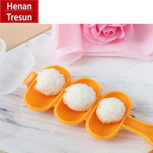 Amazon Venta caliente Bento accesorios de plástico japonés Onigiri Shaker de Sushi bola de arroz molde - Product Image 5