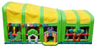 Parc d'attractions gonflable géant Commercial Animal World, parc d'attractions gonflable en PVC pour enfants pour la location en extérieur et les événements commerciaux