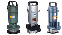 Pompe submersible Aoma QDX 1,8 kW 2,5 CV 3 pouces 20 m 50 m/h, tout fil de cuivre, haute pression, grand débit, eau propre, ventilateur entièrement fermé