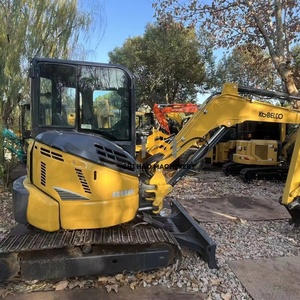 รถขุด Kobelco SK35SR 3.5 ตัน มือสอง สภาพดีเยี่ยม ใช้งานน้อย เหมาะสำหรับงานก่อสร้างขนาดเล็กและงานจัดสวน - Product Image 1