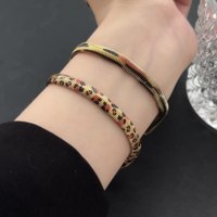 Bracelet chaîne léopard à la mode Bracelets léopards à chevrons Dalmatien Tiger Panther Spot Stripes Snake Chains Bracelet