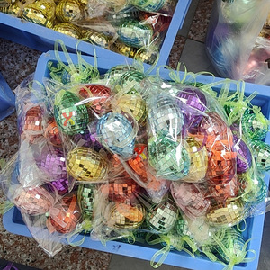 Hecho a mano 10cm gigante Navidad <span class=keywords><strong>Pascua</strong></span> espuma huevo arco nuevo diseño Color espejo para Amazon Cross Border decoraciones <span class=keywords><strong>de</strong></span> Fiesta infantil - Product Image 3