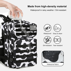 Gym <strong>Training</strong> Travel <strong>Backpack</strong> 9L 32L 45L with Upgraded Two Way Water Resistant Zippers and Multifunctional Tactical Design - Product Image 3