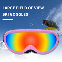 OEM 2021 nouvelles lunettes de ski personnalisées lunettes de soleil anti-UV protection coupe-vent moto snowboard lunettes