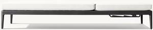 Chaise longue de plage Hangkai, cadre en aluminium, <span class=keywords><strong>lit</strong></span> de repos, <span class=keywords><strong>canapé</strong></span> de jardin - Product Image 4