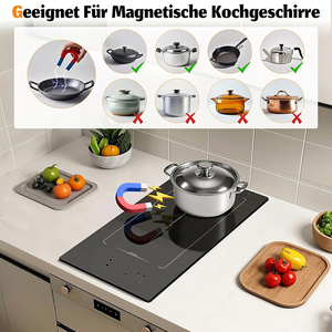 2025 Bán hàng nóng 110V 220V 2 Burner nấu ăn phạm vi được xây dựng trong SCHOTT CERAN Bếp cảm ứng - Product Image 6