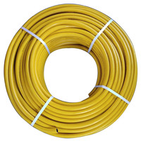 Tuyau d'air en caoutchouc NR+SBR résistant à l'huile et aux hautes températures, tressé en fibre haute résistance, 1/4-1'', 50m/100m, 20bar/300psi, pour usage industriel