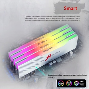 Kingbank Blade Series RGB <b>Light</b> Strip DDR5 Desktop Computer Memory Module <b>Gaming</b> Esports Overclocking White XMP 3.0 RGB <b>Light</b> St - Product Image 4