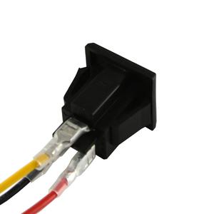 Kami 15A 125V AC 3Pin soket daya steker stopkontak soket daya dengan 3 buah kabel - Product Image 2