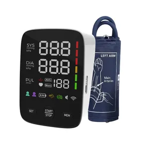 جهاز مراقبة ضغط الدم LED كبيرة من أعلى الذراع بدقة متقدمة