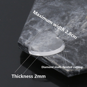 Accesorios de Joyería de Zafiro Tallado en Forma de Corazón Personalizados de Fábrica, Estilo Punk, con Características Antirrayaduras y Anticorrosión - Product Image 5