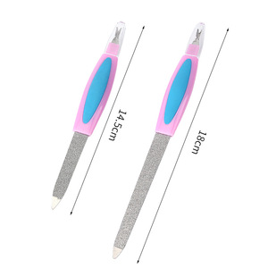 New stainless steel pointed <b>nail</b> <b>file</b>, cuticle remover, manicure <b>file</b>, pedicure <b>nail</b> <b>file</b>, and manicure set - Product Image 4