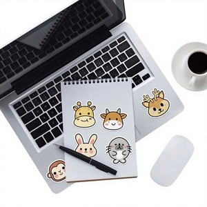 Latest Design Premium Luxury PVC Cartoon Print <b>Cute</b> Style Brand Labels 50 Pieces - Product Image 1