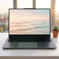 Ordinateur portable CHUWI CoreBook Plus 16 pouces, écran IPS en aluminium, processeur AMD Ryzen 5 6 cœurs 12 threads, 16 Go de RAM, SSD 512 Go, clavier complet, caméra