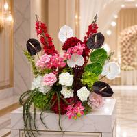 Centro de Mesa con Bola de Flores Artificiales Multicolores para Bodas, Fiestas de Cumpleaños, Eventos al Aire Libre, Decoración de Mesa