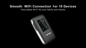เราเตอร์ไร้สาย <span class=keywords><strong>MF837</strong></span>ฮาร์วใช้ในบ้าน VoIP VPN Cat4 Type-C Mini WIFI 6 3000mAh 300Mbps - Product Image 6