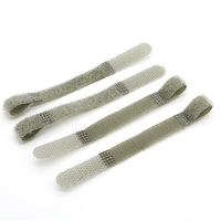 Livraison rapide E-Commerce Hot Réutilisable Réglable Autobloquant Coloré Dos à Dos en Nylon Crochet et Boucle Sangle Attache de Câble