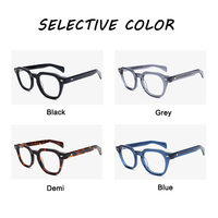 Nouveauté personnalisée Montures de lunettes optiques en acétate à rivets de luxe pour femmes Lunettes rétro Montures de lunettes optiques faites à la main