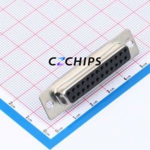 DS1033-25FBNSiSS-CT D-Sub/VGA Connector Through hole Component (THT) Connector Standard D-Sub Female 25P Solder Wire Type - Product Image 1