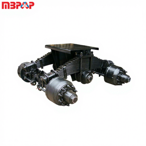 Boigee <span class=keywords><strong>Boogie</strong></span>-essieu pour remorque de camion, pièce de remplacement pour véhicule, 2x16T L1, aoto HJ BPW pneus SUPER 35, 2 pièces - Product Image 1