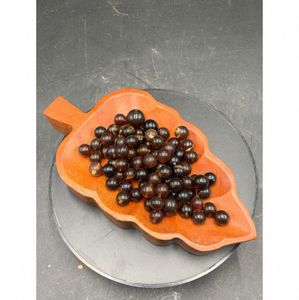 Perles de cristal d'ambre naturelles rondes de 12 mm, surface polie lisse, ton chaud, inclusions naturelles, finition brillante, chaque perle. - Product Image 1