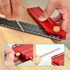 Folding Angle Ruler 330 Degree Rotation 15 Degree Adjustment Metal Precision Woodworking Measurement Tool - Product Image 4