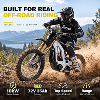 2026 Surron Light Bee X LBX 72V 10000W 35Ah Moto électrique tout-terrain Prêt à l'emploi USA UK EU AU DDP