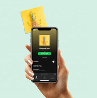 Album Lagu NFC dengan Chip NTAG213 13.56 MHz PVC Mini CD Tap-to-Play Kartu Bisnis Musik Fungsi Pembayaran Magnet Kulkas
