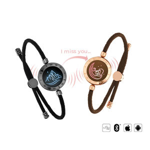 Love Vow Smart <strong>Bracelet</strong> for <strong>Couples</strong> - Vibration <strong>Touch</strong> Alert, Long Distance LDR Interactive <strong>Bracelet</strong>, Boyfriend Girlfriend Gift. - Product Image 2