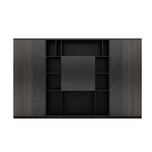 Luxury Modern <b>Open</b> President Style Wooden Office Furniture Filing Cabinet Manager Storage Cabinets for Home Use - Product Image 2