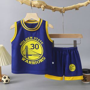1-10 años 2 piezas conjuntos de ropa de verano para niños <span class=keywords><strong>Camiseta</strong></span> de manga corta informal para niños y pantalones cortos tela de Jersey estampada para trajes deportivos - Product Image 6