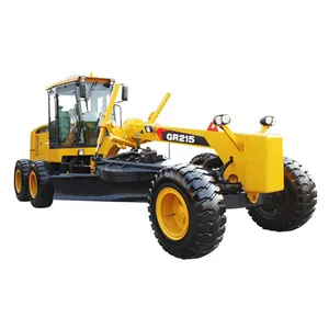 China Grader 215HP Motor Grader Machine GR215 with Front Blade For Sale To Russia