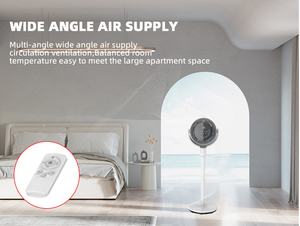 <span class=keywords><strong>Ventilador</strong></span> de <span class=keywords><strong>Torre</strong></span> Multifunción con Viento Fresco, 360 °   Rotación, Control Remoto, Luz LED, Temporizador de Sueño de 12 Horas y Circulación de Aire Silenciosa - Product Image 5