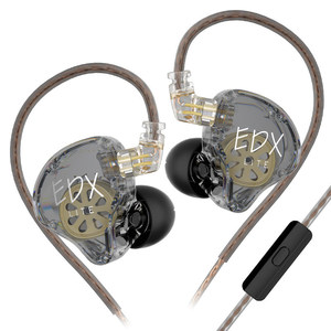 KZ-EDX ไลท์ไดนามิกไฮไฟเบสหูฟังอินเอียร์หูฟังการบินพร้อมไมโครโฟน casque de Jeu filaire fone de ouvido - Product Image 1