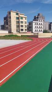 Suelo deportivo de PU completo ecológico INOLP, materiales no tóxicos reciclados, certificado sostenible para pista de atletismo - Product Image 3